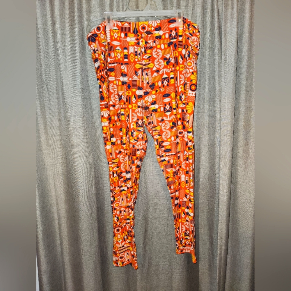 Lularoe super soft leggings orange TC2